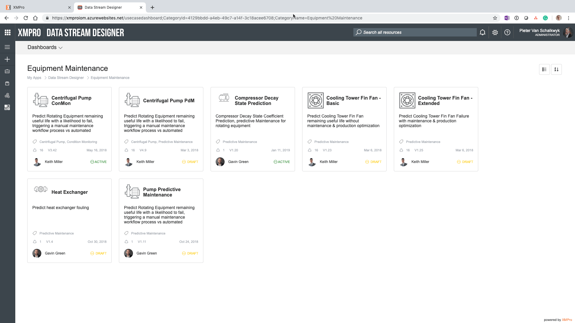 XMPro Apps XMPro Apps Digital twin